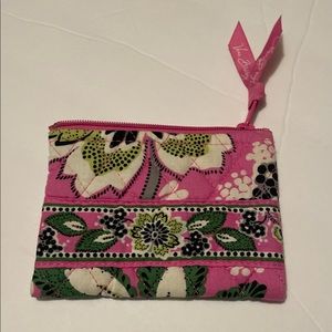 Vera Bradley Small Pink  Coin Purse/Pocket Wallet